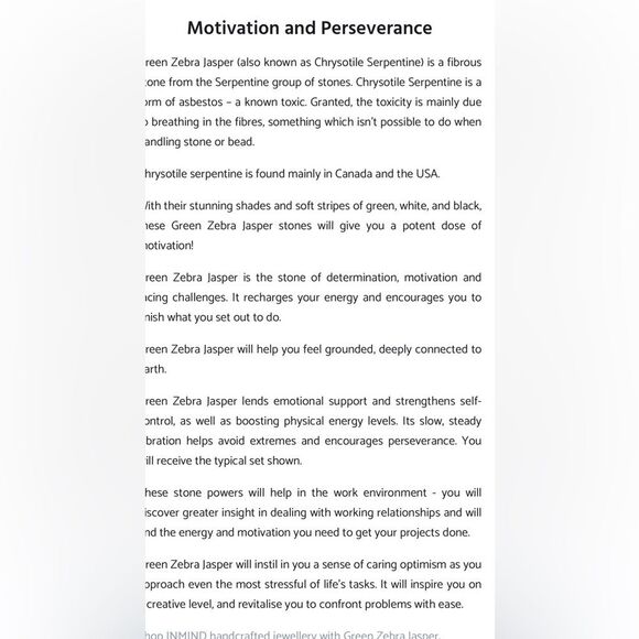 New Skyline Collection Set of 2 Bracelets Genuine Green Zebra Jasper Bracelets - Picture 5 of 5